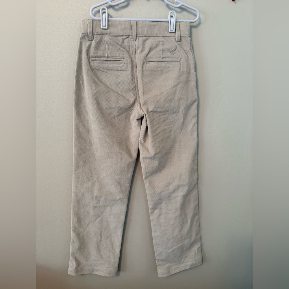 The Beaufort Bonnet Company Classic Kids Beige Corduroy Pants - Picture 2 of 3